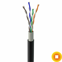 Сетевой кабель 10х4 мм S/FTP Cu Stranded PE наружный