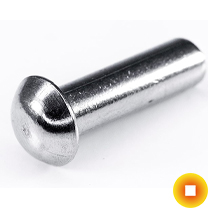 Заклёпки алюминиевые для металла 5х10 мм АМГ6 ГОСТ 12638-80